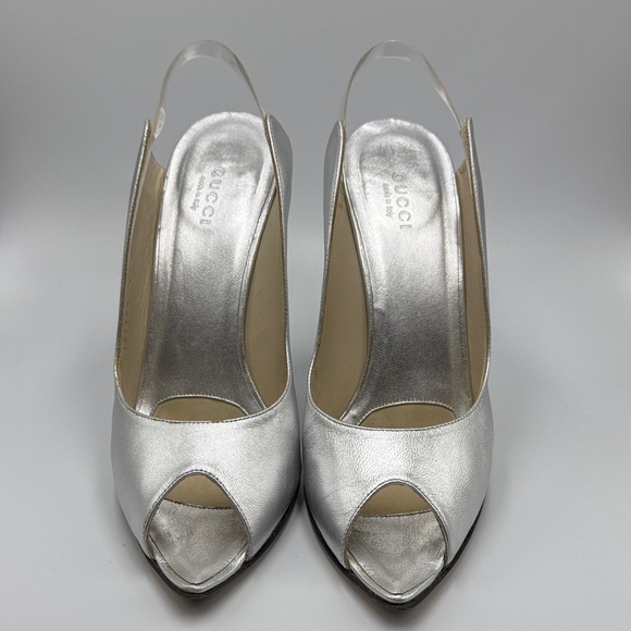 Gucci Shoes - GUCCI By Tom Ford ~ Vintage Silver Metallic 8